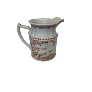FURNIVALS Ceramic Porcelain Chestnut Brown Quail 1913 Pitcher, No. 684771
